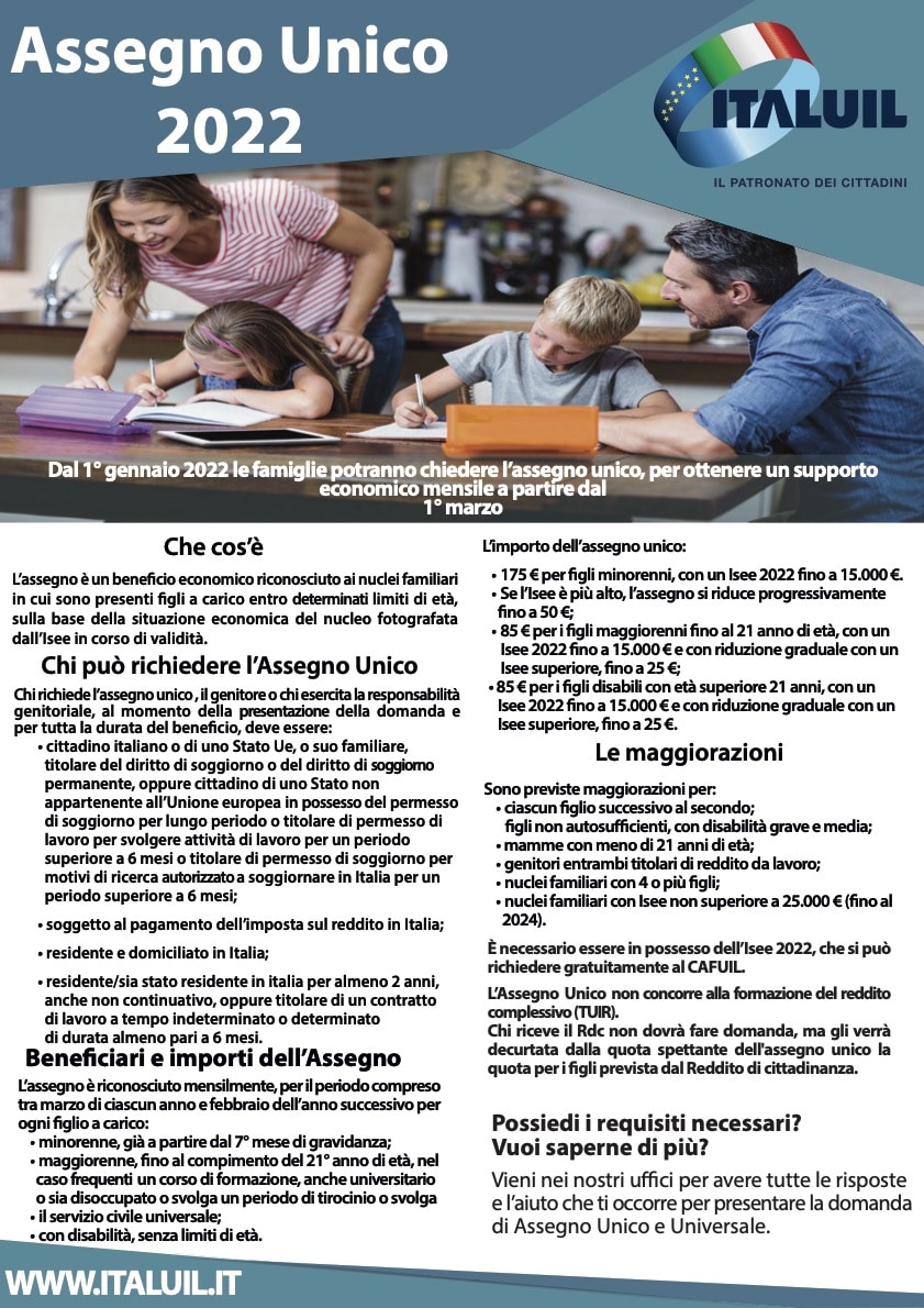 Assegno Unico definitivo rido copertina