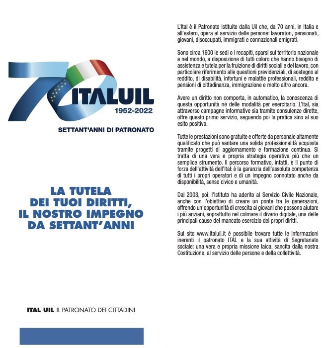 Pieghevole 70 copertina